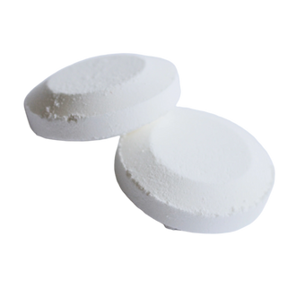 Two shower steamer tablets
