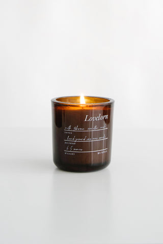 Lovelorn Glass Candle