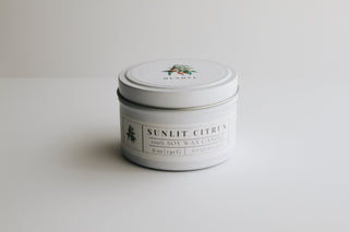 Sunlit Citrus Candle Tin
