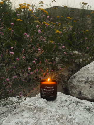 Runaway Glass Candle