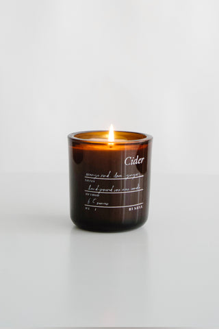 Cider Glass Candle