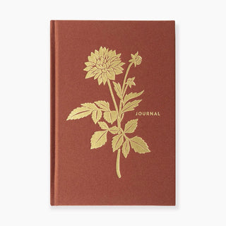 Dahlia Linen Bound Journal