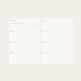 Herbarium Linen Bound Planner